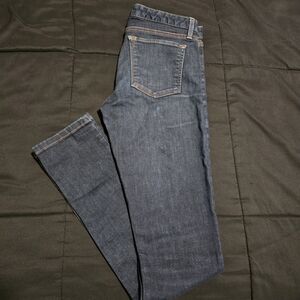 Banana Republic Women's Blue‎ Denim Jeans Size 26 Slim Stretch Mid Rise